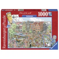 Ravensburger puzzel 1000 stukjes Fleroux Amsterdam Prinsengracht Brouwersgracht